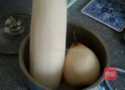 白萝卜梨饮的做法图解1