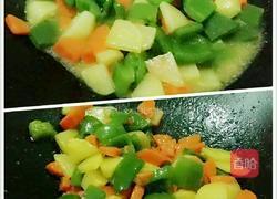 甜椒胡萝卜焖土豆的做法图解8