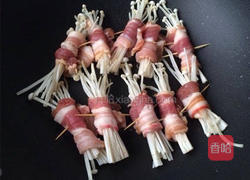 五花肉卷金针菇的做法图解4
