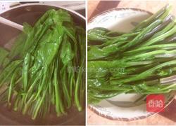 芥蓝炒萝卜干的做法图解4