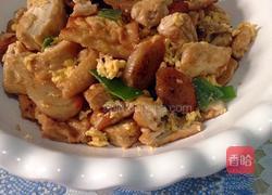 豆腐炒蟹棒的做法图解5