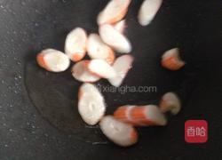 豆腐炒蟹棒的做法图解4