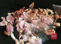 鱿鱼瘦肉闷茄子的做法图解3