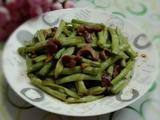 豆角炒鸡胗