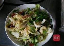 剩菜炒白菜的做法图解7