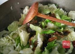 剩菜炒白菜的做法图解5