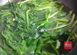 清炒菠菜的做法图解2