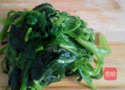 清炒菠菜的做法图解3