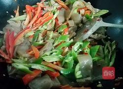 双椒炒磨芋的做法图解11