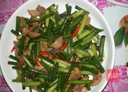 蒜薹炒肉的做法图解5
