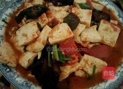 西红柿木耳炒豆腐的做法图解4