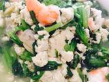海鲜茼蒿豆腐汤