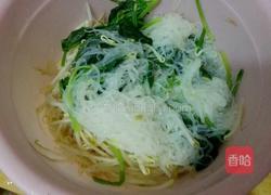 菠菜豆芽拌粉丝的做法图解6