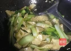 油菜烧豆腐的做法图解7
