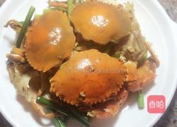 蒜苔炒蟹的做法图解9