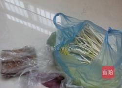 蒜黄小抄香干的做法图解1