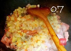 土豆培根炒饭的做法图解8