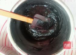 竹炭密豆蛋糕卷的做法图解6