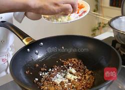 肉沫炒黄豆的做法图解4