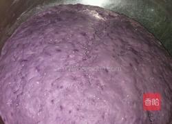 紫薯玫瑰花卷的做法图解5