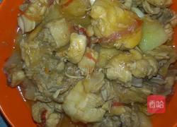 萝卜土豆炖鸡架的做法图解5