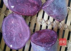 紫薯西米卷的做法图解2