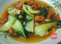 番茄青菜的做法图解3
