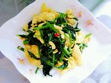 菠菜炒鸡蛋