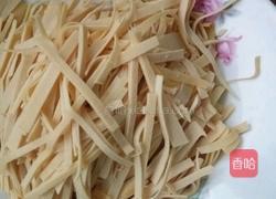 毛葱拌干豆腐的做法图解1