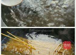 意大利面（青酱白兰地海鲜通心面）的做法图解5