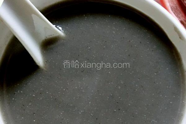 黑芝麻糊