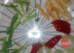 蒜苔炒腊肉的做法图解3
