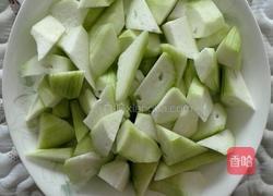 芝麻丝瓜炒鸡蛋的做法图解2