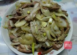 洋葱炒鸡肝的做法图解7