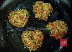 香煎米饭菜饼的做法图解8