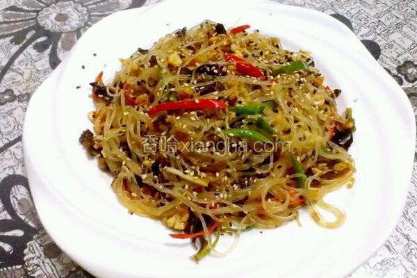 凉拌粉丝的做法 菜谱 香哈网