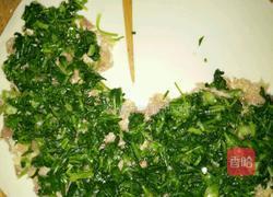 猪肉荠菜三角包的做法图解3
