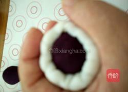 焦糖奶油酱夹心紫薯山药糕的做法图解4