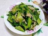 黄瓜溜肉片
