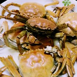 清蒸毛蟹