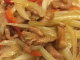 白菜杆炒肉