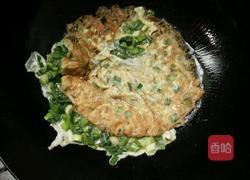 青蒜煎鸡蛋的做法图解4