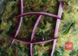 菠菜鸡蛋饼的做法图解12