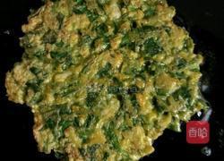 菠菜鸡蛋饼的做法图解8