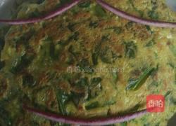 菠菜鸡蛋饼的做法图解10
