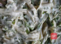 芹菜叶土豆丝煎饼的做法图解4