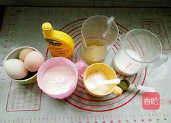 抹茶拉花蛋糕的做法图解1