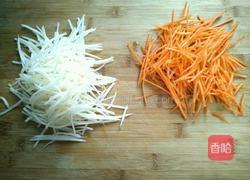 三丝炒饭的做法图解4