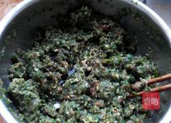 荠菜珍珠丸子。的做法图解6