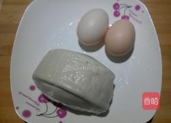 鸡蛋煎馒头片的做法图解1